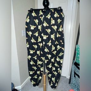 Star Wars Men’s Disney Yoda Printed Pajama Pants Joggers Comfy